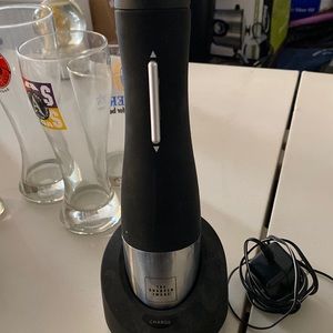 The Sharper Image Electronic Wine Opener.